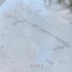 02M11 ANCIEN MIROIR AVEC MASCARON DINANDERIE CUIVRE FIN XIXe NAPOLEON III BRONZE