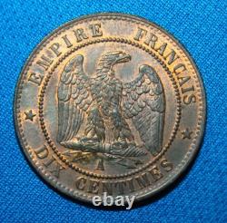 10 Centimes Napoléon III 1856 A (Q-SPL)