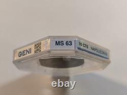 10 Centimes Napoléon III 1861 K Bordeaux SPL Gradée GENI MS 63