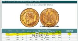 10 centimes Napoléon III 1852-A, FDC PCGS MS65RB COLLECTION IDEALE