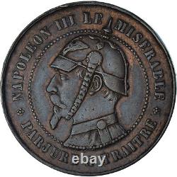 #1154967 Monnaie, France, Napoleon III, SATIRICAL COINS, 10 Centimes, 1870, SU