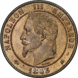 #1280373 France, Napoléon III, 10 Centimes, 1863, Paris, Bronze, SUP+, Gadoury