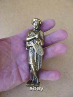 2 Bronze Sculpture sujet personnage romain pour meubles XIXème Napoléon III