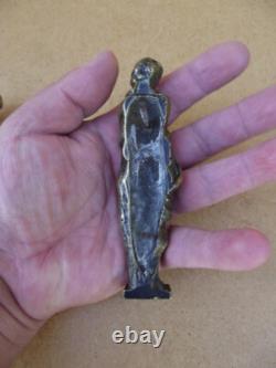 2 Bronze Sculpture sujet personnage romain pour meubles XIXème Napoléon III