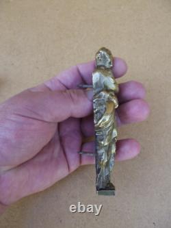 2 Bronze Sculpture sujet personnage romain pour meubles XIXème Napoléon III
