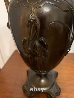 2 vases lampe en bronze