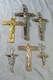 5 Crucifix Anciens Croix Pectorales, 2 Napoléon Iii, 1 En Argent 2 En Bronze Etc