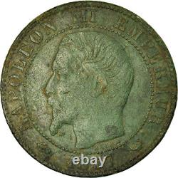 #516782 Monnaie, France, Napoleon III, 5 Centimes, 1857, Lille, Rare, TB+, Bro