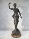 A. Levasseur Ancienne Grande Sculpture Bronze Diane Chasseresse A L'antique Signe