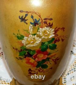 ANCIEN VASE BACCARAT BRONZE PORCELAINE XIXème NAPOLEON III DLG CRISTAL de PARIS
