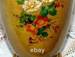 ANCIEN VASE BACCARAT BRONZE PORCELAINE XIXème NAPOLEON III DLG CRISTAL de PARIS