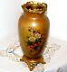 Ancien Vase Baccarat Bronze Porcelaine Xixème Napoleon Iii /no Cristal De Paris