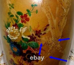 ANCIEN VASE BACCARAT BRONZE PORCELAINE XIXème NAPOLEON III /NO CRISTAL de PARIS