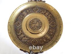 ANCIENNE COUPE sur Pied en BRONZE et Marbre époque Napoléon III