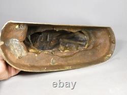 Allégorie de la Nuit à la chouette Bronze à patine brune, époque Napoléon III