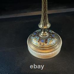 Alphonse GIROUX Coupe Onyx Émail Cloisonné Bronze XIXè Fournisseur De L'Empereur
