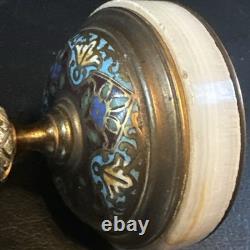 Alphonse GIROUX Coupe Onyx Émail Cloisonné Bronze XIXè Fournisseur De L'Empereur