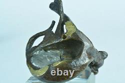 Ancien Bronze animalier Lévrier de collection N°2 19ème
