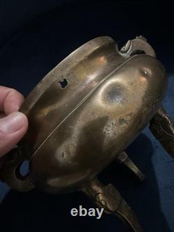 Ancien Brûle Parfum Bronze, Chine Estampillé