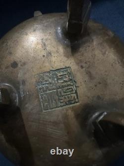 Ancien Brûle Parfum Bronze, Chine Estampillé