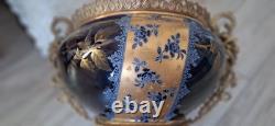 Ancien Cache Pot Napoleon III Choisy Le Roi Monture Bronze