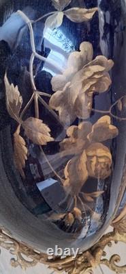 Ancien Cache Pot Napoleon III Choisy Le Roi Monture Bronze