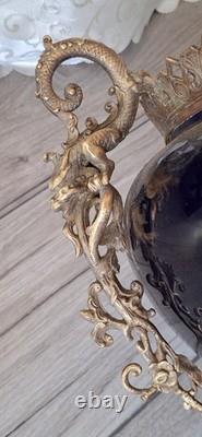 Ancien Cache Pot Napoleon III Choisy Le Roi Monture Bronze