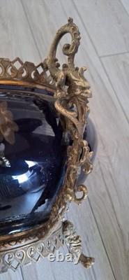 Ancien Cache Pot Napoleon III Choisy Le Roi Monture Bronze