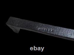 Ancien Chenet De Cheminée En Bronze Doré Rocaille Style Louis XV