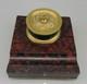 Ancien Encrier De Bureau En Bronze Dor&eacute; Et Marbre &eacute;poque Napol&eacute;on Iii
