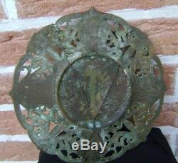 Ancien Grand Médaillon Bronze Ajouré Thème Légion D'honneur 1849/70 N1339