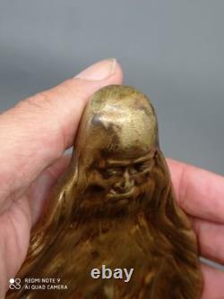 Ancien Vide Poche Bronze Joe DESCOMPSfemme dans la barbe d'un homme asiatique