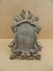 Ancien Cadre En Bronze épais Xix Napoleon Iii De Style Louis Xv Ht 15 X 10.5 Cm