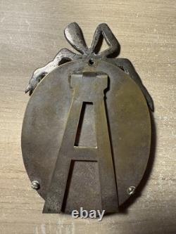 Ancien cadre photo ovale en bronze ciselé style Louis XVI époque Napoléon III
