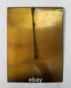 Ancien cadre porte photo à poser bronze doré Napoléon III décor ruban XIXème