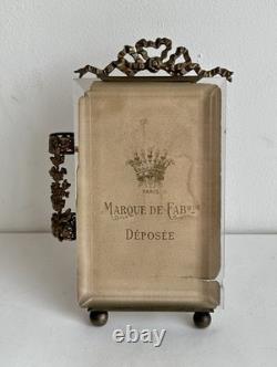 Ancien cadre porte photo soliflore en bronze doré Napoléon III XIXème romantique
