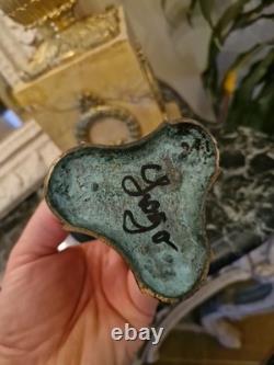Ancienne Paire D'athenienne En Bronze
