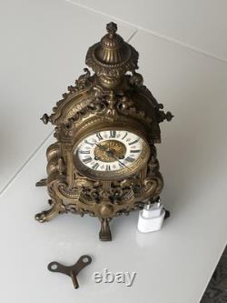 Ancienne Pendule En Bronze Tête de lion Napoléon III