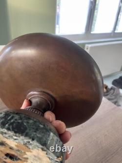 Ancienne coupe en bronze et marbre Napoléon III