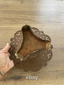 Ancienne coupe en bronze style gothique Napoléon III