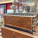 Ancienne Grande Jardiniere Xixe Marqueterie Bois De Rose Et Bronze Napoleon Iii