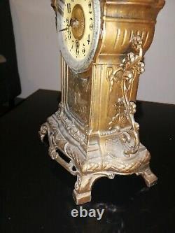 Ancienne pendule Bronze / Horloge Napoleon / Old Clock