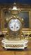 Ancienne Pendule Bronze Doré Fin 19e Style Louis Xvi Napoleon Iii Mantel Clock