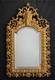 Antique French Cast Bronze Mirror Napoleon Iii Crowned King Maskaron Eagles 19th