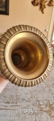 Antique French brass/bronze Medici Vase 19th Century Patina