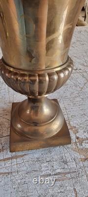 Antique French brass/bronze Medici Vase 19th Century Patina