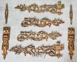 Antique Garnitures ornement frise bronze décoration mobilier Napoléon G JOFFROY