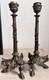 Antique Paire Bougeoir Bronze Napol&eacute;on 3 Art Nouveau Sign&eacute; A. Delafontaine