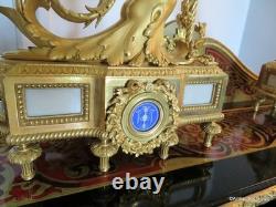 BEURDELEY Paire de Candelabres en Bronze époque Napoléon III 53 cm parfait état