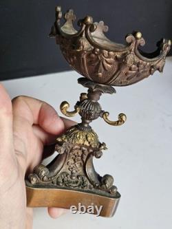 Baguier Epoque XIX Bronze Era Bougeoir Napoleon III empire